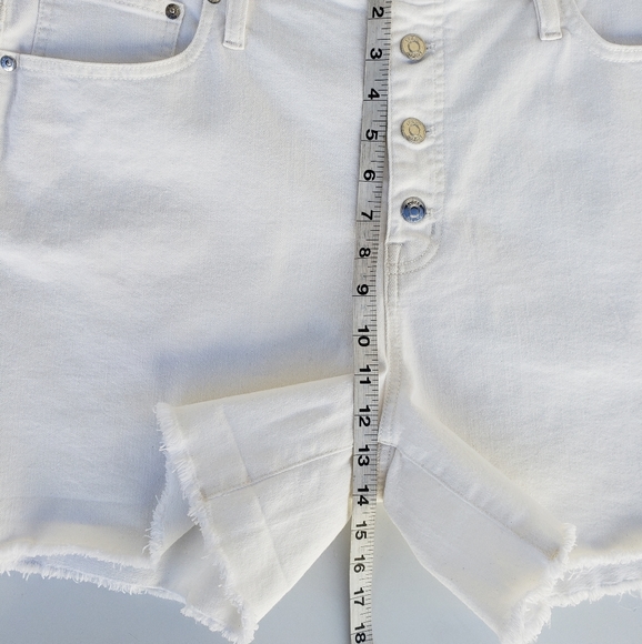 J. Crew High-rise Denim Short Button-fly Women's Size 33 - Picture 6 of 11